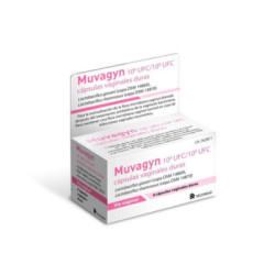 Muvagyn 10-8 ufc/ 10-8 ufc 8 capsulas vaginales