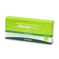 Supositorios de glicerina vilardell adultos 3 g 12 supositorios