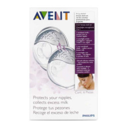 Conchas Protector Rozaduras De Pezon Avent Phili 6 Piezas