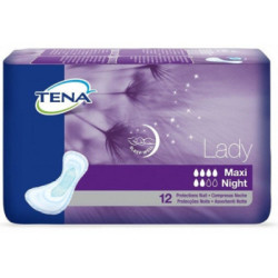 Tena Lady Maxi Night Compresas 12 Uds