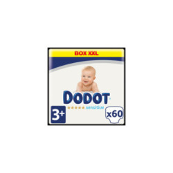 Dodot Sensitive Extra T/3 60 Uds