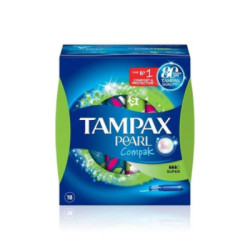 Tampax Pearl Compak Tampones Súper 18 Uds.
