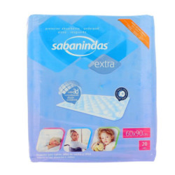 Salvacamas Sabanindas Maxi 60 X 90 Cm 20 Uds