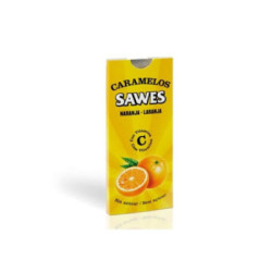 Sawes Caramelos Sin Azucar Naranja Caja