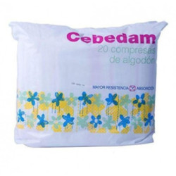 Compresas De Algodon Cebedam 20 Uds.