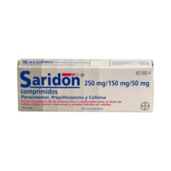 Saridon 250 mg/150 mg/50 mg 20 comprimidos