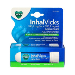 Inhalvicks 396,7 mg/ml + 396,7 mg/ml barra nasal 1 aplicador