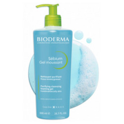 Bioderma Sebium Gel Moussant 500 Ml.