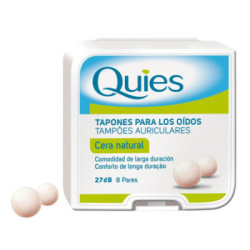 Tapones Oidos Quies Cera 16 U
