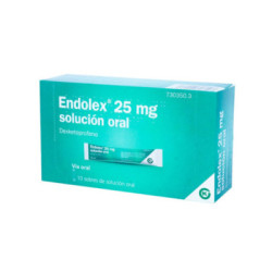 Endolex 25 mg 10 sobres solucion oral 10 ml